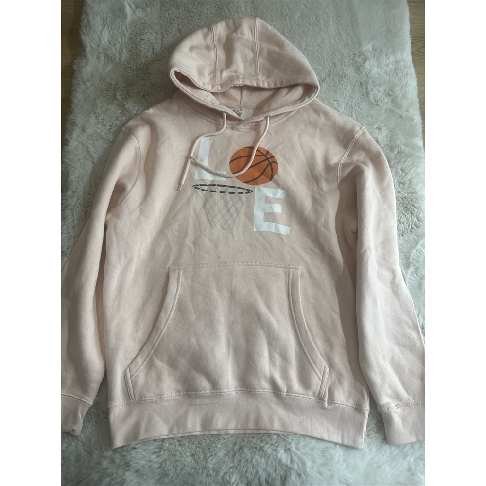Lane Seven Bitter Hoodie Sweatshirt‎ Size M Pink